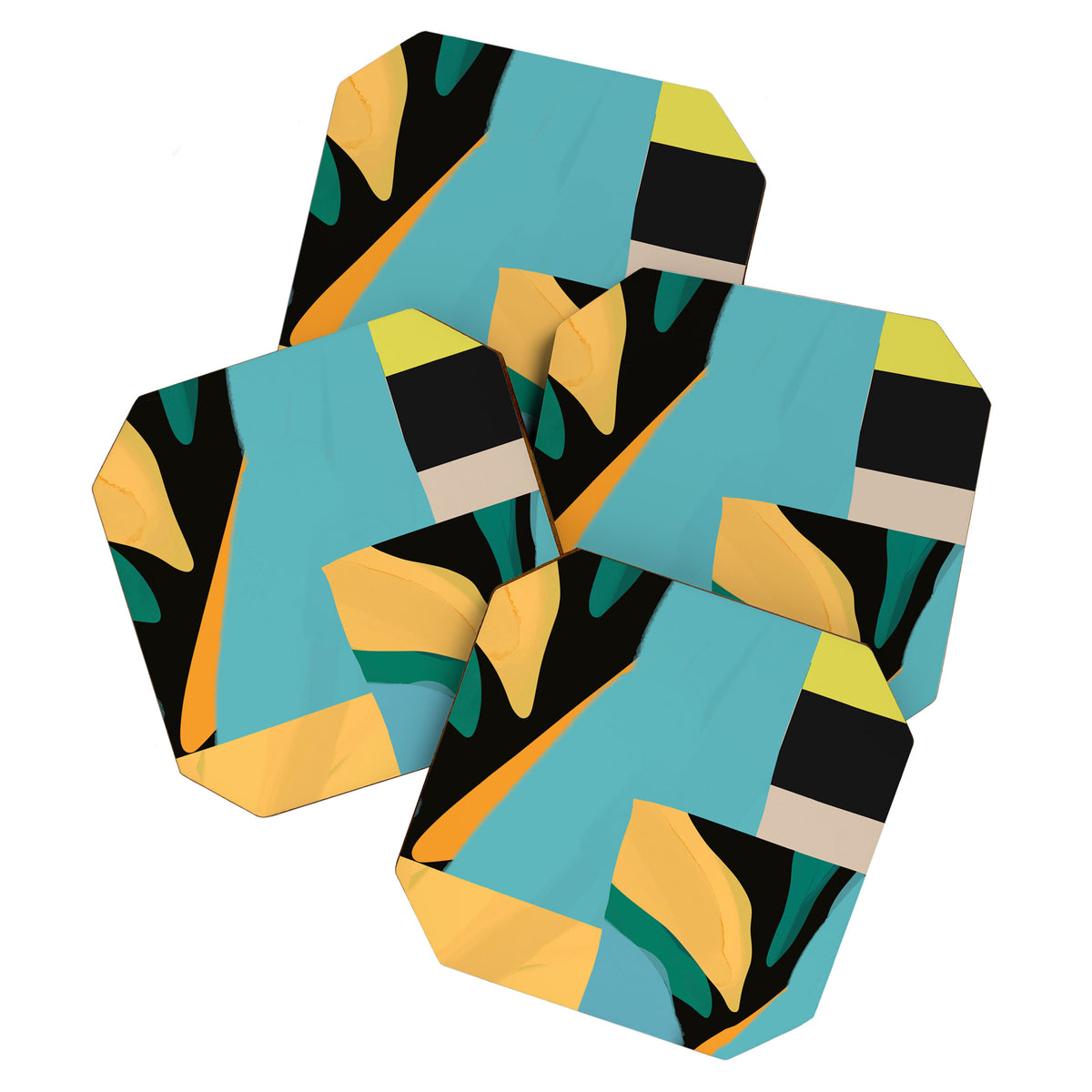 Modern Abstraction 2 Coaster Gallery Image 1