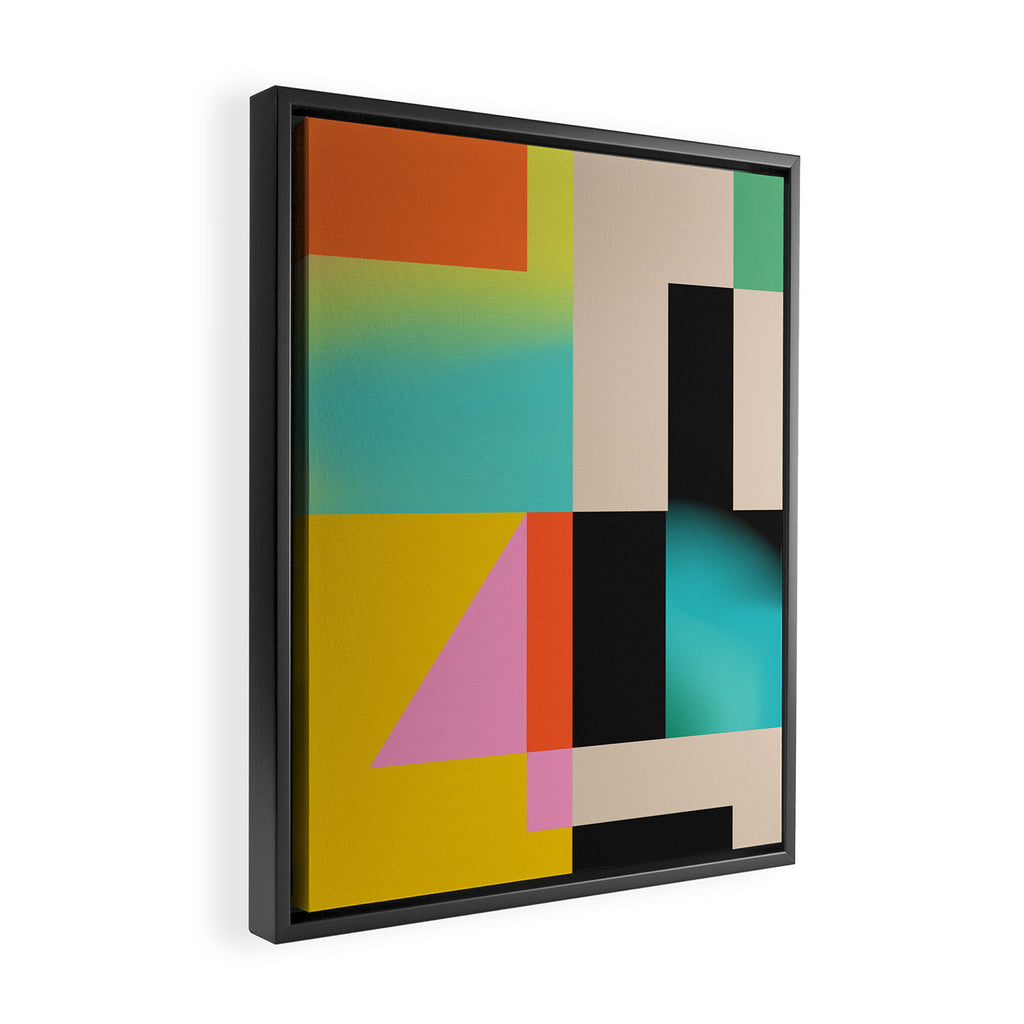 Modern Abstraction 4 Framed Canvas Print Gallery Image 2
