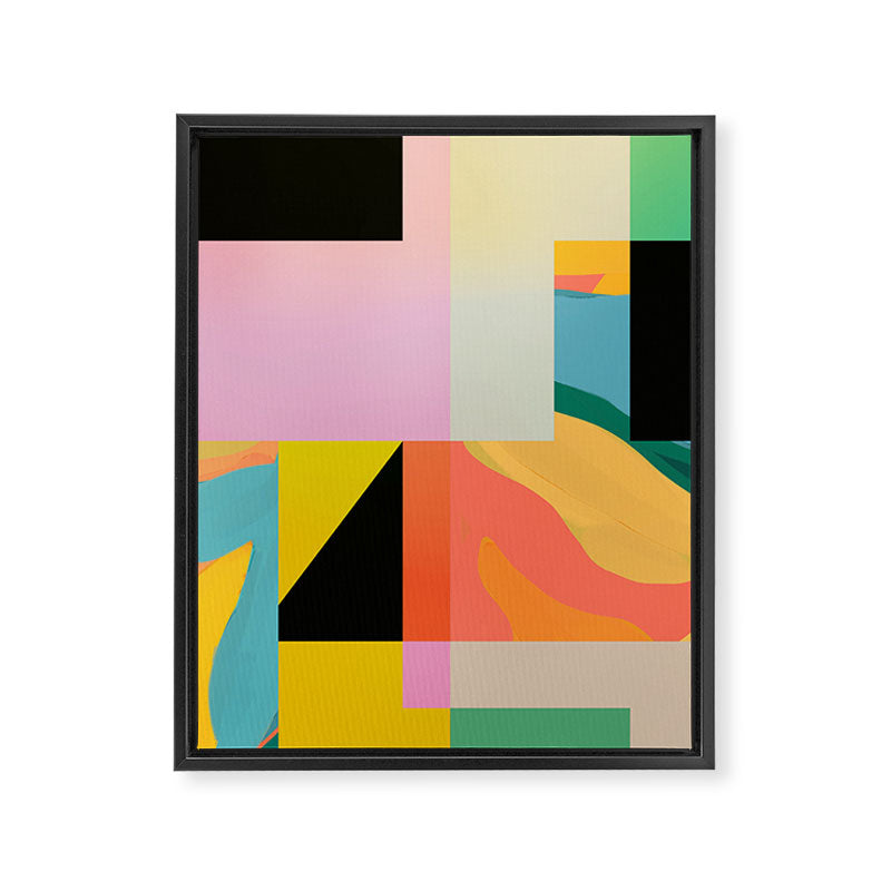 Modern Abstraction 9 Framed Canvas Print Gallery Image 6