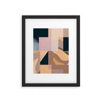 Modern Abstraction Mocha Mousse 2 Framed Art Print Gallery Image 5