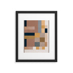 Modern Abstraction Mocha Mousse 4 Framed Art Print Gallery Image 5