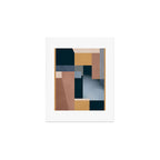 Modern Abstraction Mocha Mousse 5 Art Print Gallery Image 1