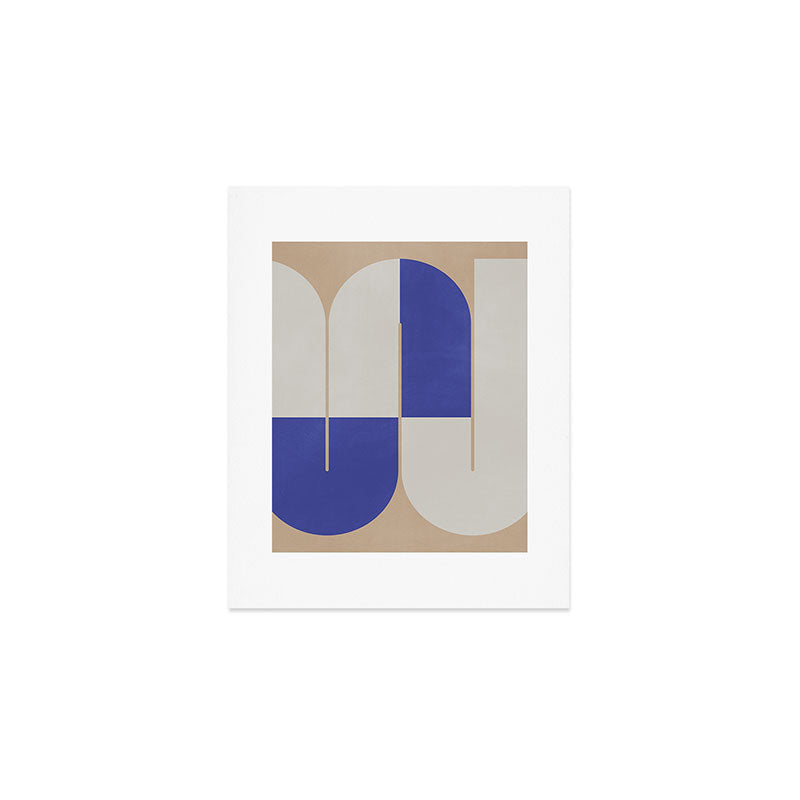Modern geometric shapes 16 Art Print Gallery Image 1