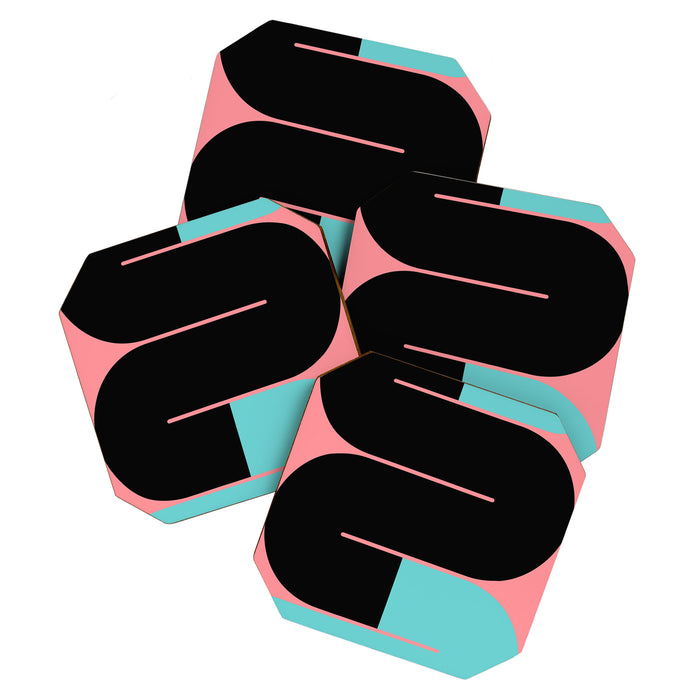 Modern geometric shapes 17 Coaster Gallery Image 1
