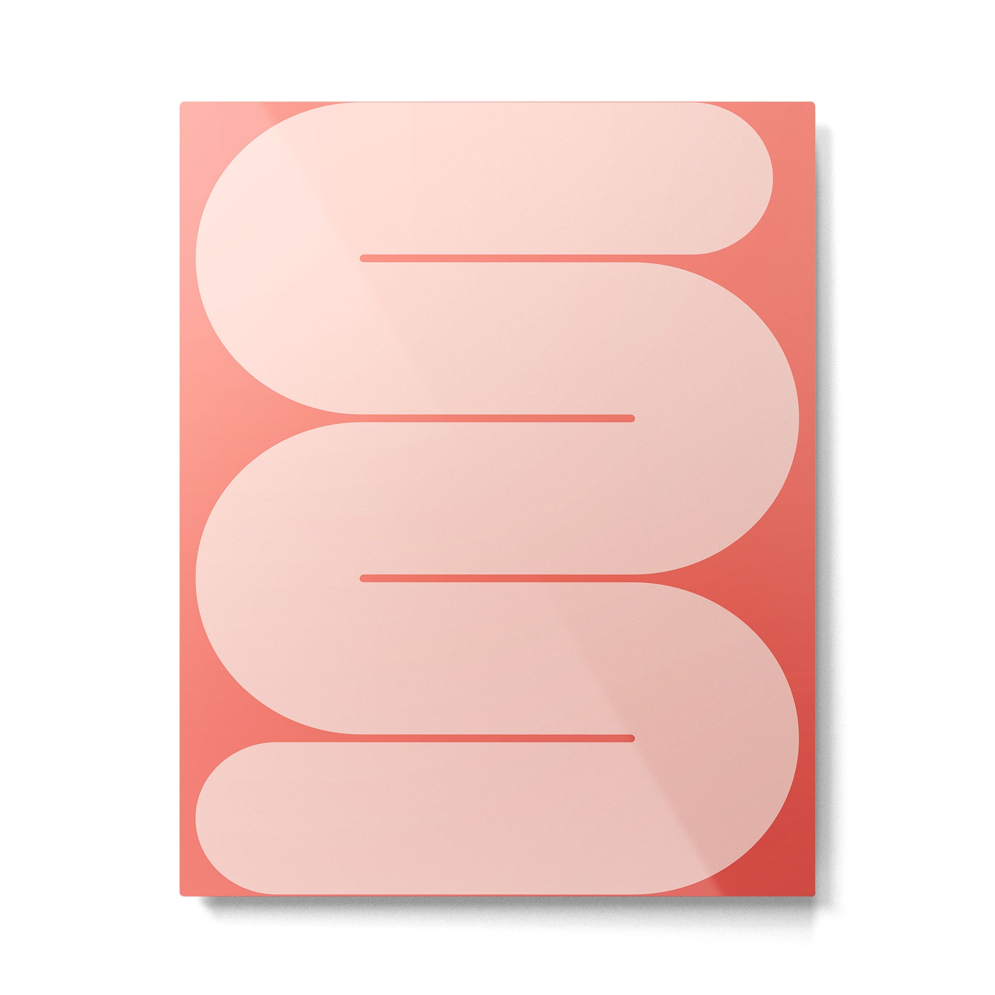 Modern geometric shapes 27 Metal Print Gallery Image 4