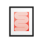 Modern geometric shapes 27 Framed Art Print Gallery Image 5