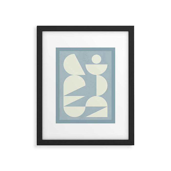 Modern geometric shapes 32 Framed Art Print Gallery Image 1