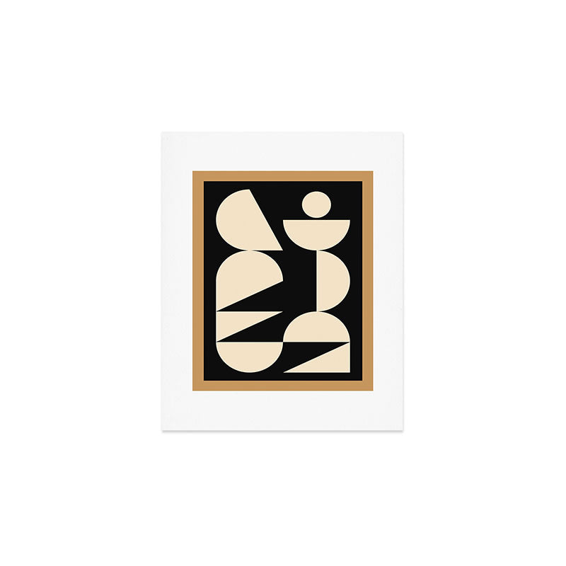 Modern geometric shapes 45 Art Print Gallery Image 1