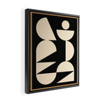 Modern geometric shapes 45 Framed Canvas Print Gallery Image 2