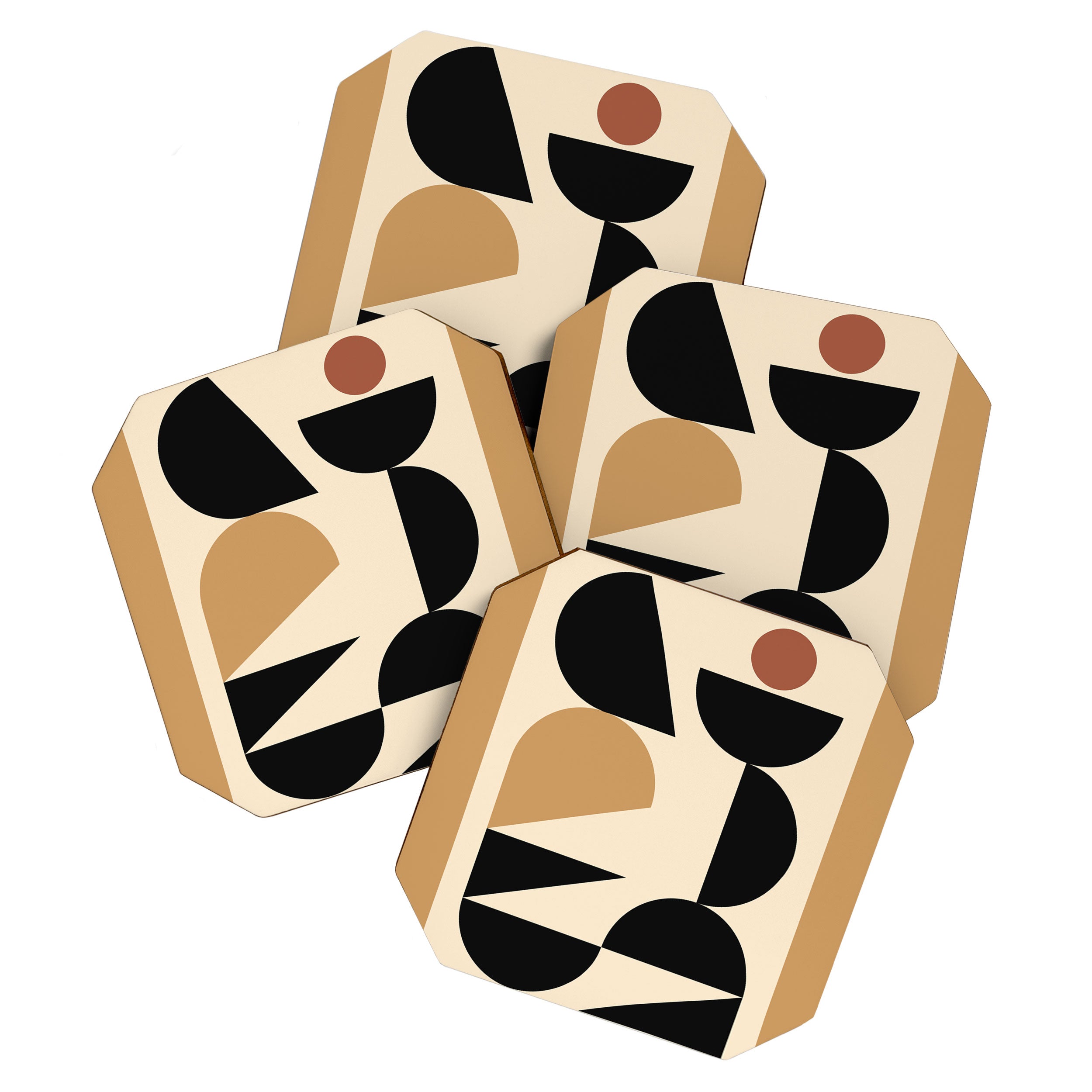 Modern geometric shapes 46 Coaster Gallery Image 1