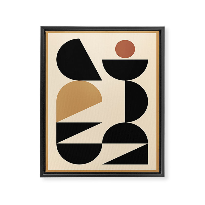 Modern geometric shapes 46 Framed Canvas Print Gallery Image 6