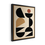 Modern geometric shapes 46 Framed Canvas Print Gallery Image 2