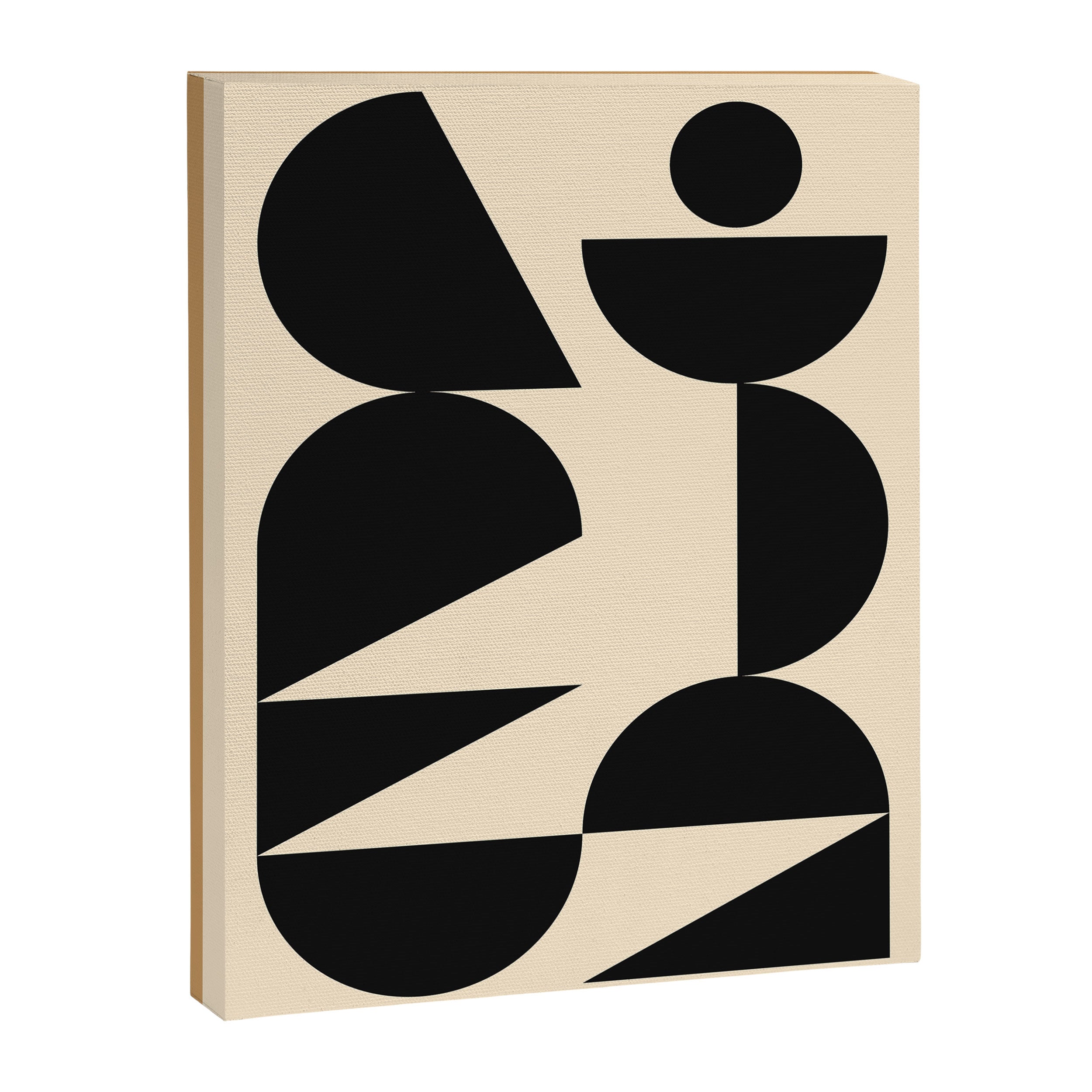 Modern geometric shapes 47 Canvas Print Gallery Image 3