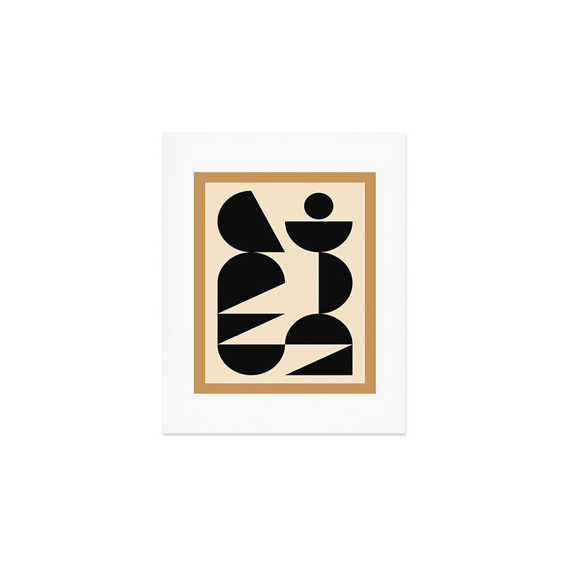 Modern geometric shapes 47 Art Print Gallery Image 1