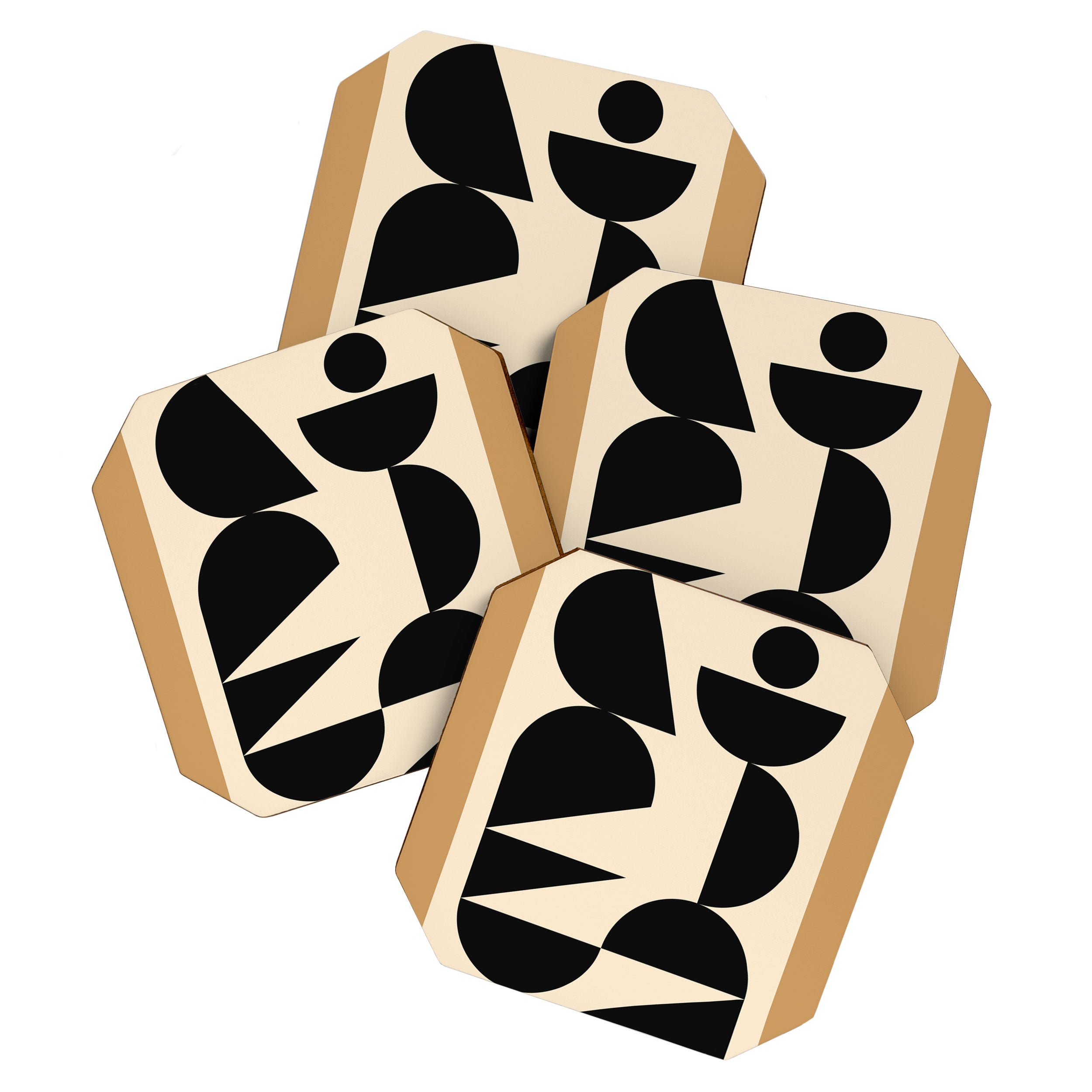 Modern geometric shapes 47 Coaster Gallery Image 1