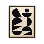 Modern geometric shapes 47 Framed Canvas Print Gallery Image 6