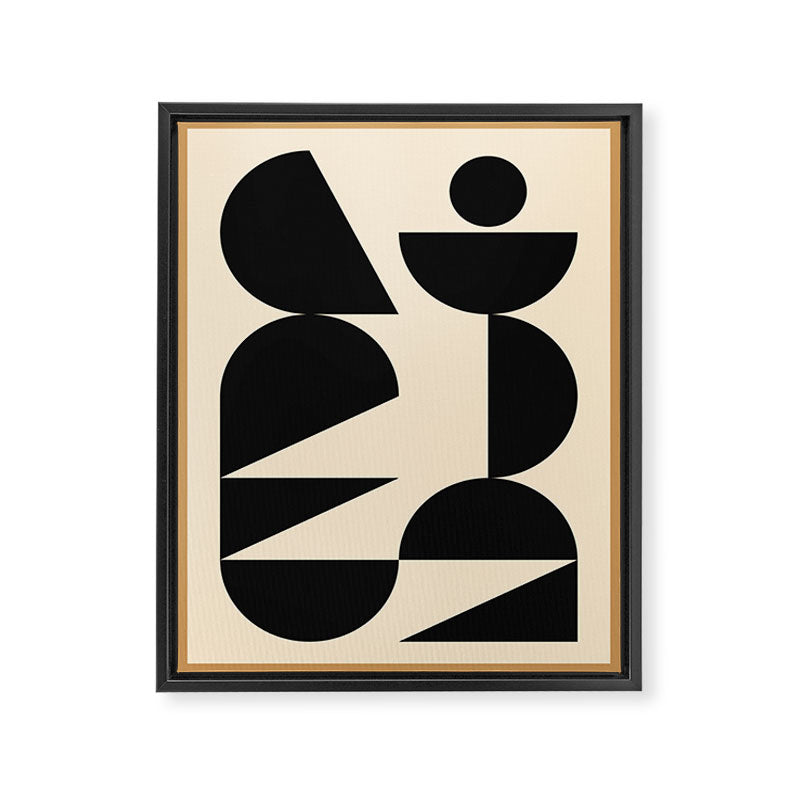 Modern geometric shapes 47 Framed Canvas Print Gallery Image 6