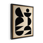 Modern geometric shapes 47 Framed Canvas Print Gallery Image 2