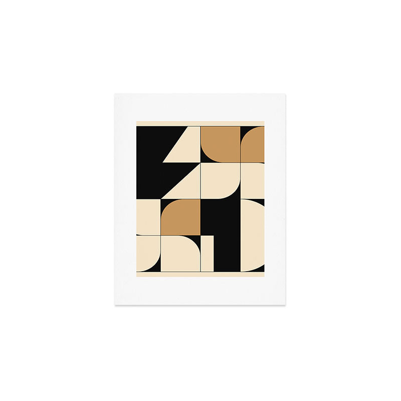 Modern geometric shapes 48 Art Print Gallery Image 1