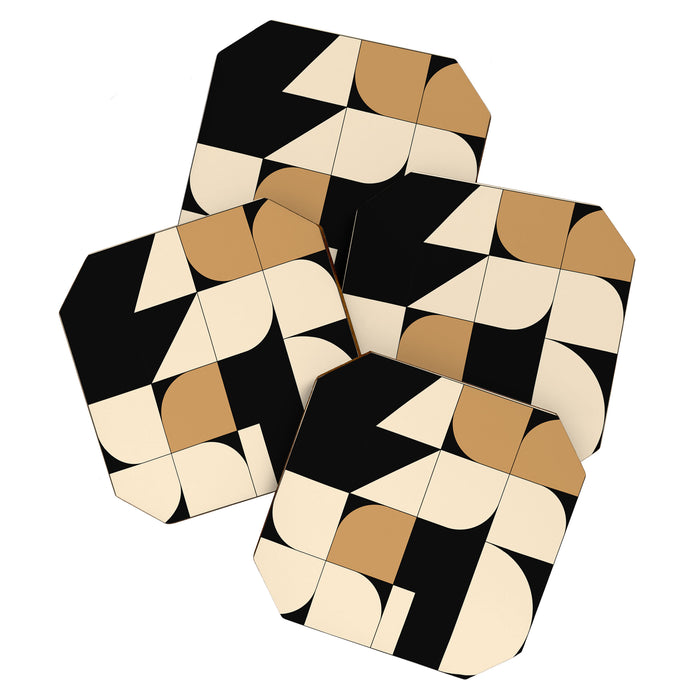 Modern geometric shapes 48 Coaster Gallery Image 1