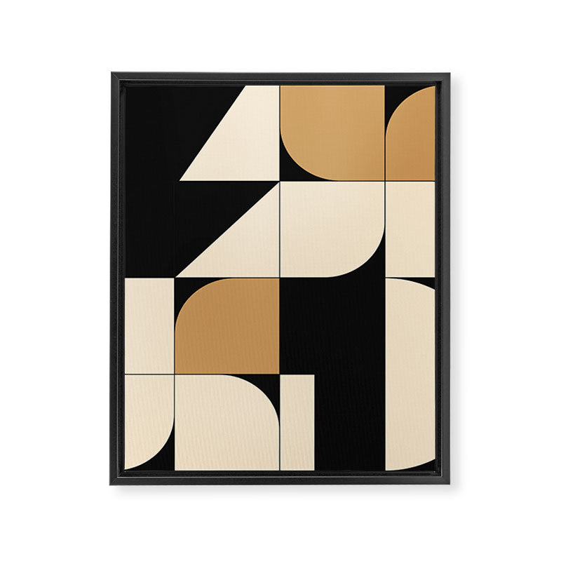 Modern geometric shapes 48 Framed Canvas Print Gallery Image 8