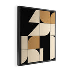Modern geometric shapes 48 Framed Canvas Print Gallery Image 2