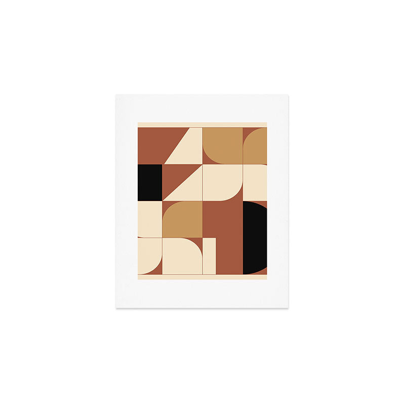 Modern geometric shapes 49 Art Print Gallery Image 1