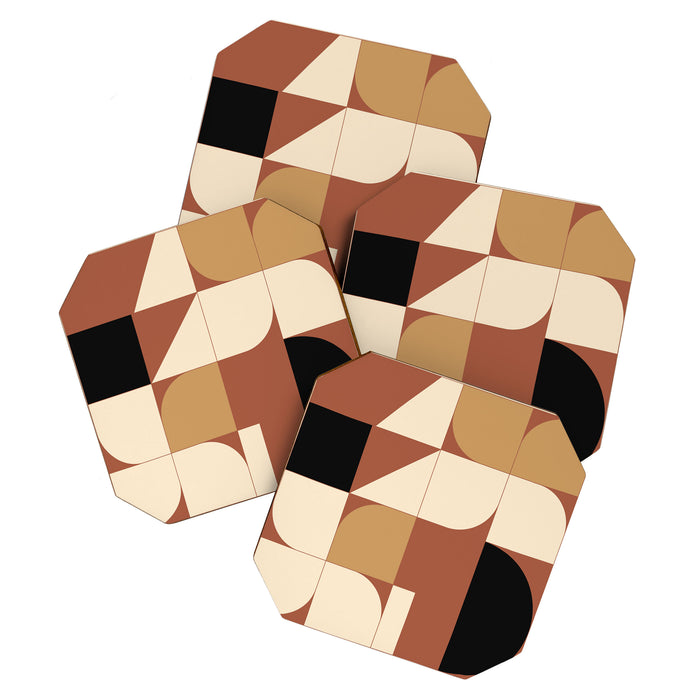 Modern geometric shapes 49 Coaster Gallery Image 1