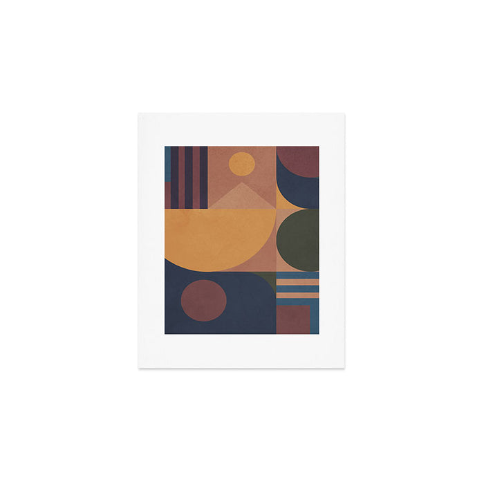 Modern geometric shapes 50 Art Print Gallery Image 1