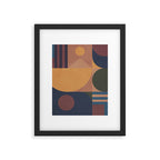 Modern geometric shapes 50 Framed Art Print Gallery Image 6