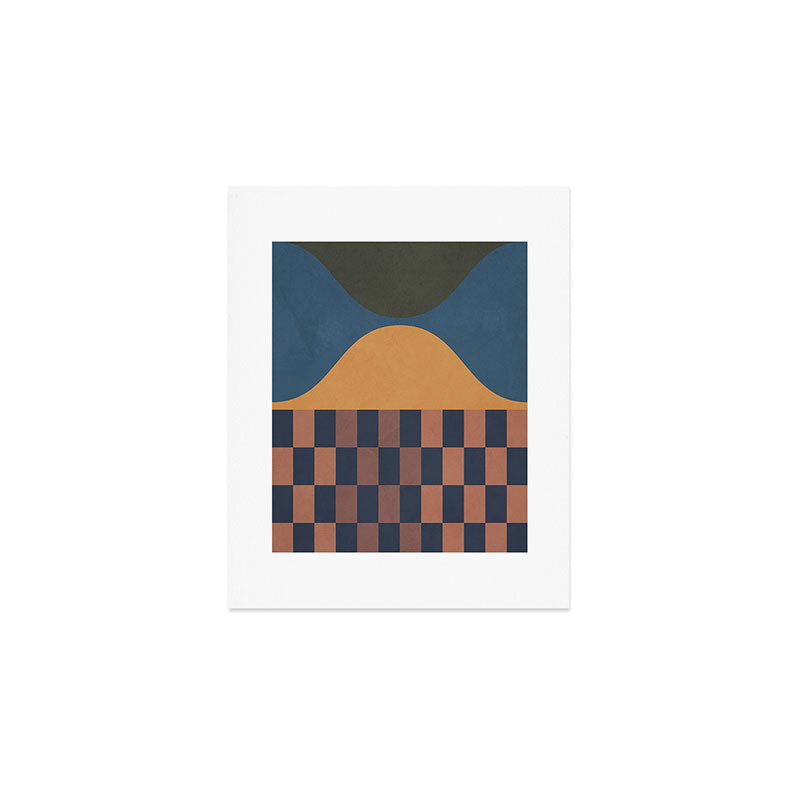 Modern geometric shapes 51 Art Print Gallery Image 1