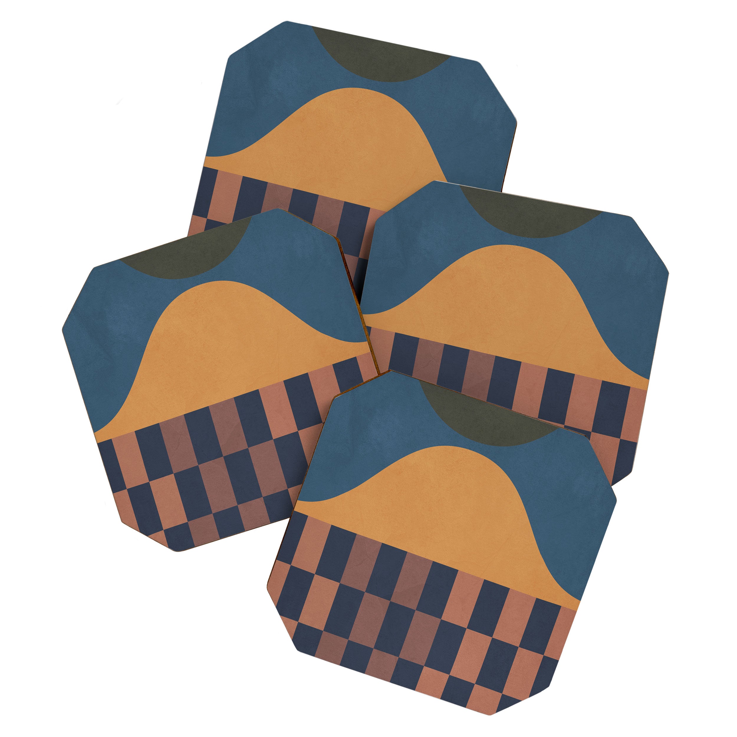 Modern geometric shapes 51 Coaster Gallery Image 1