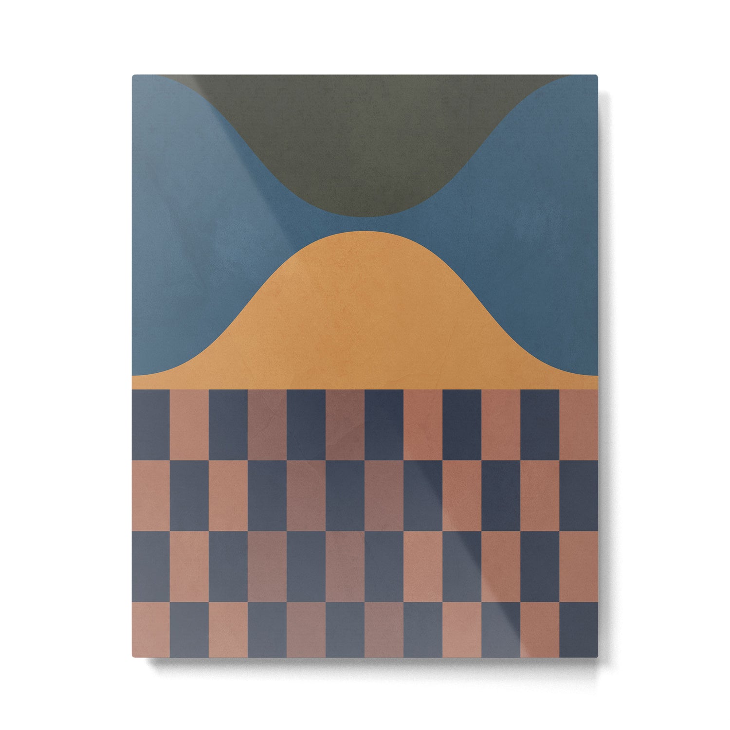 Modern geometric shapes 51 Metal Print Gallery Image 4