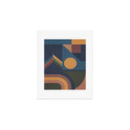 Modern geometric shapes 52 Art Print Gallery Image 1