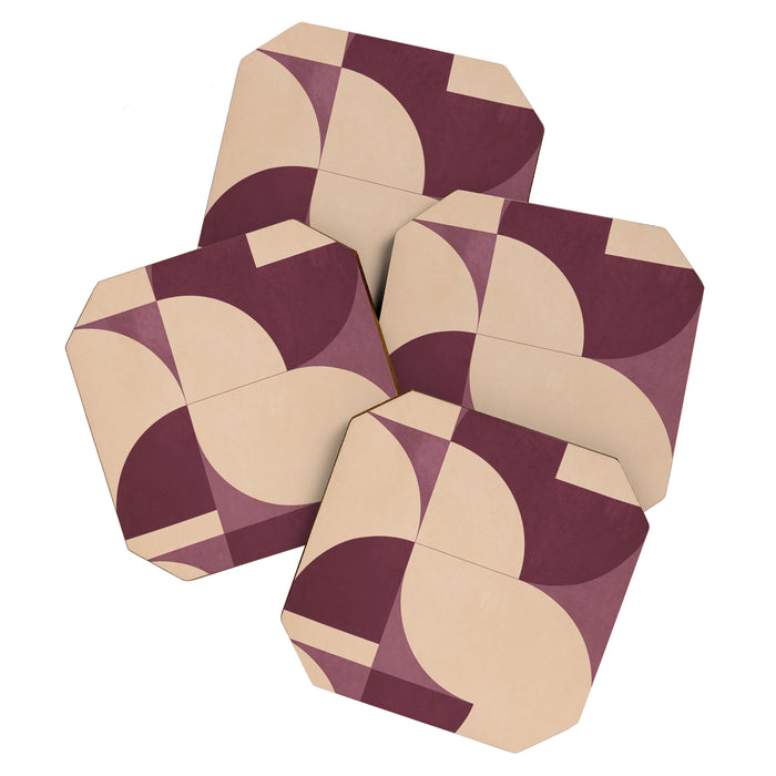 Modern geometric shapes 53 Coaster Gallery Image 1