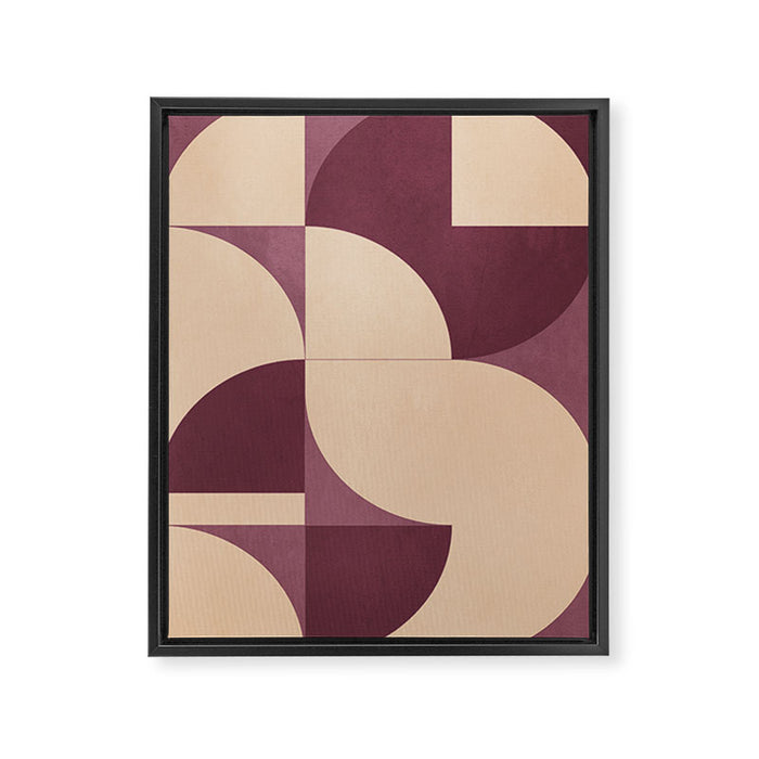 Modern geometric shapes 53 Framed Canvas Print Gallery Image 1