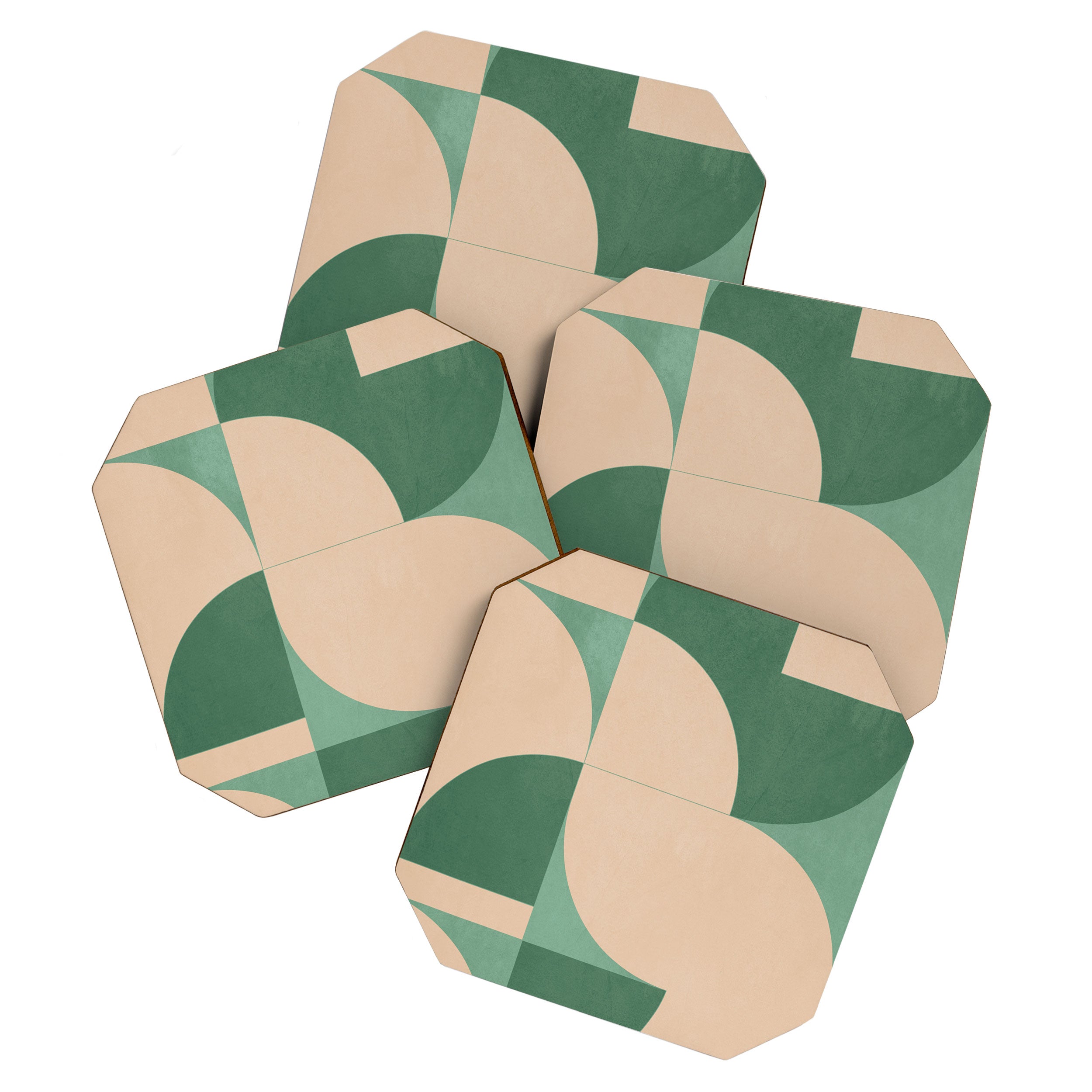 Modern geometric shapes 54 Coaster Gallery Image 1