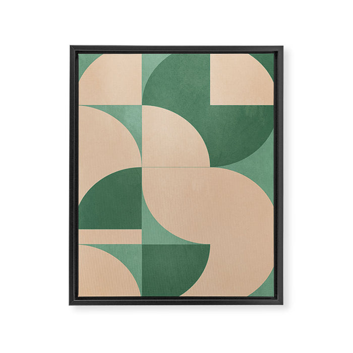 Modern geometric shapes 54 Framed Canvas Print Gallery Image 1