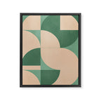 Modern geometric shapes 54 Framed Canvas Print Gallery Image 6