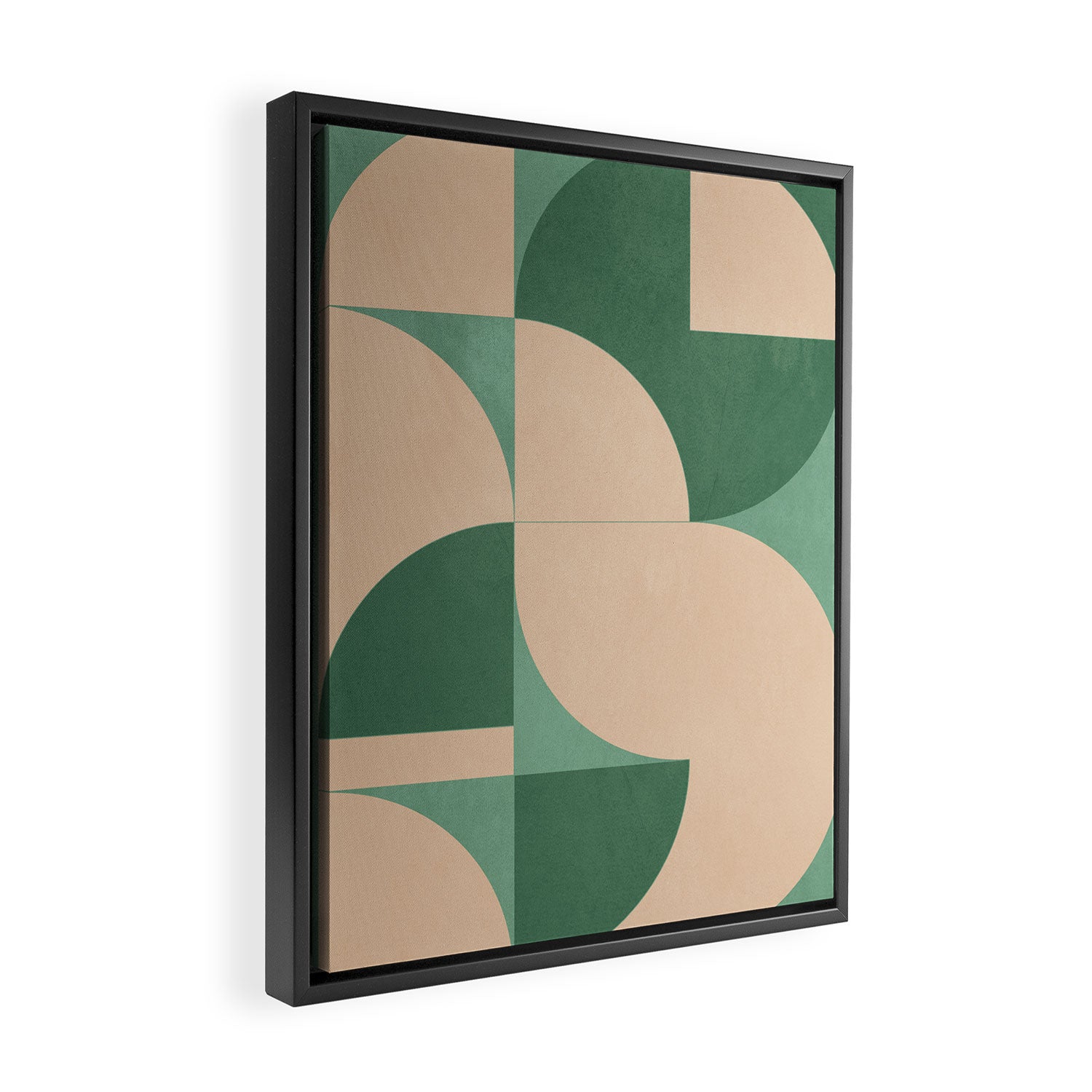Modern geometric shapes 54 Framed Canvas Print Gallery Image 2