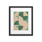 Modern geometric shapes 54 Framed Art Print Gallery Image 5