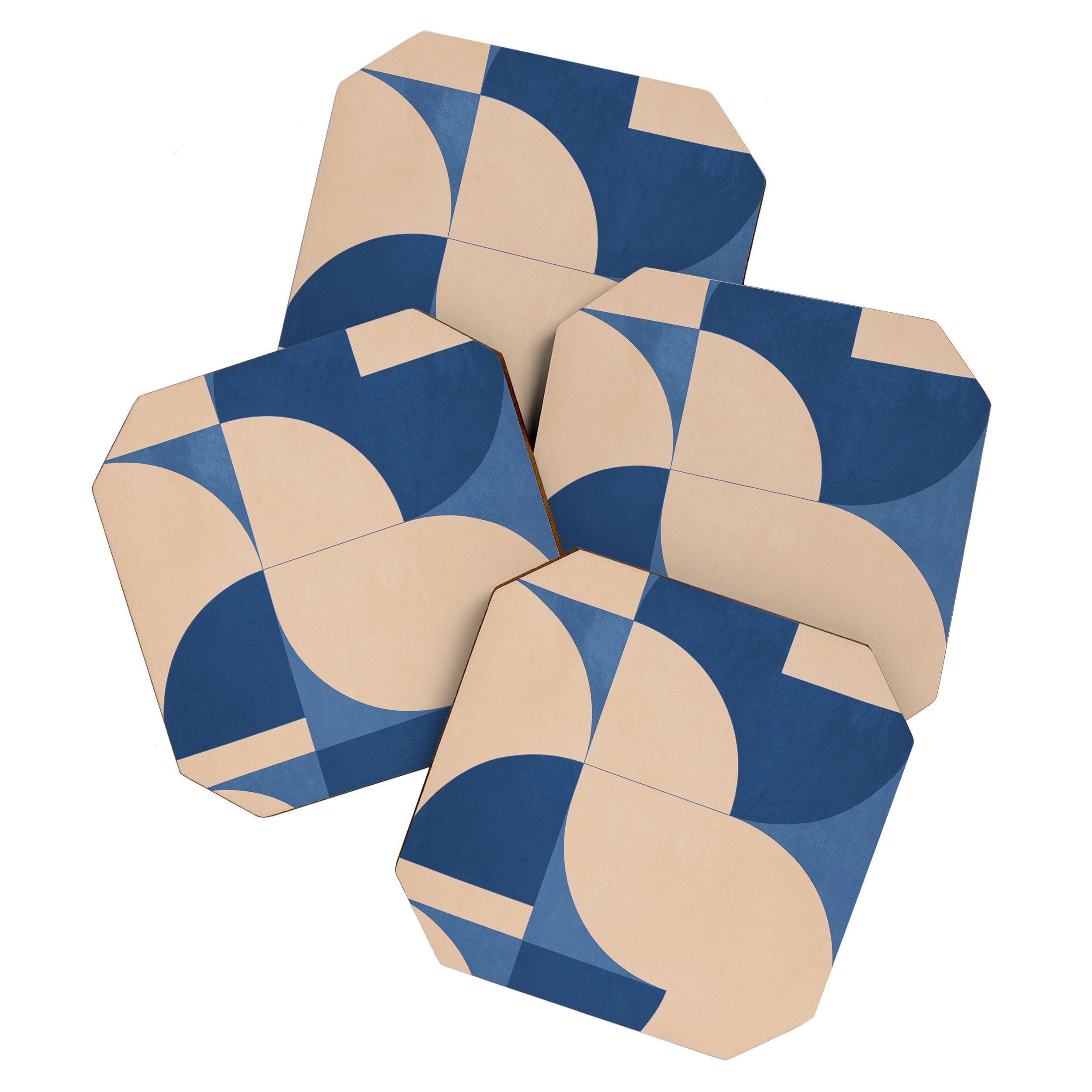 Modern geometric shapes 55 Coaster Gallery Image 1