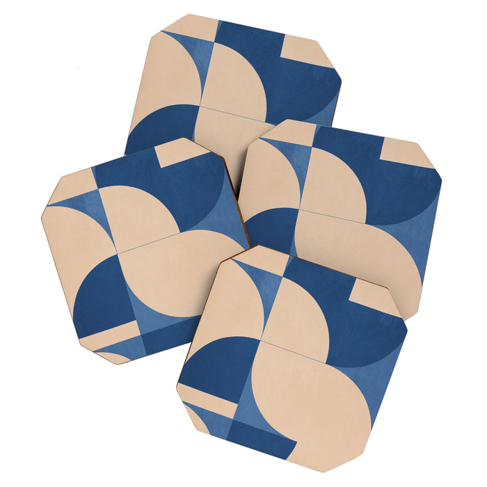 Modern geometric shapes 55 Coaster Gallery Image 1