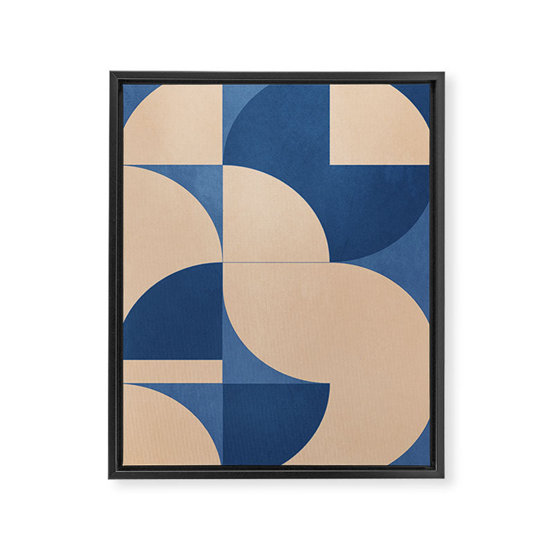 Modern geometric shapes 55 Framed Canvas Print Gallery Image 6