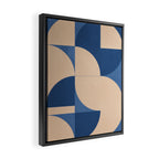 Modern geometric shapes 55 Framed Canvas Print Gallery Image 2