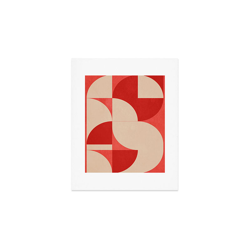 Modern geometric shapes 56 Art Print Gallery Image 1