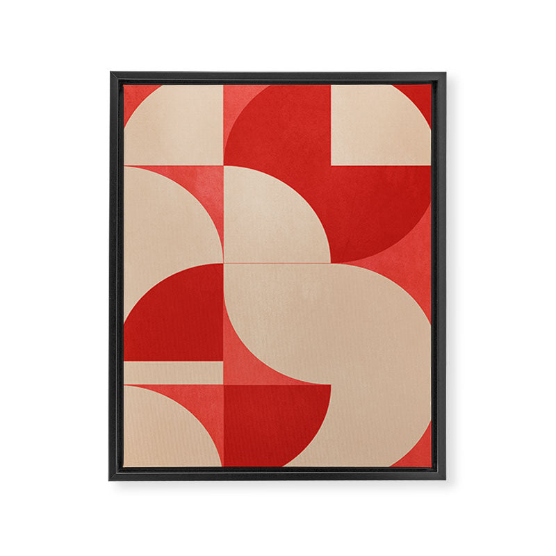 Modern geometric shapes 56 Framed Canvas Print Gallery Image 6