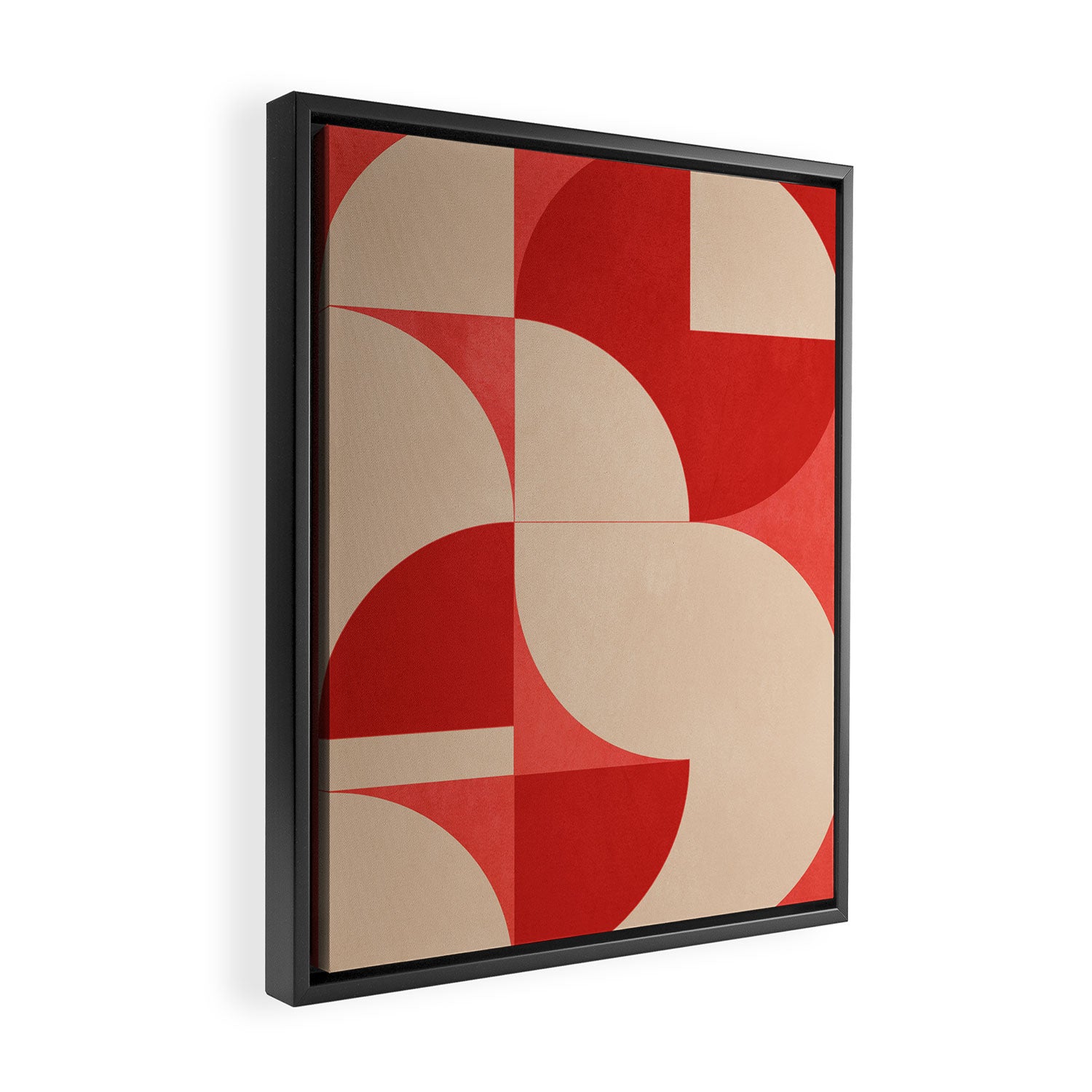 Modern geometric shapes 56 Framed Canvas Print Gallery Image 2