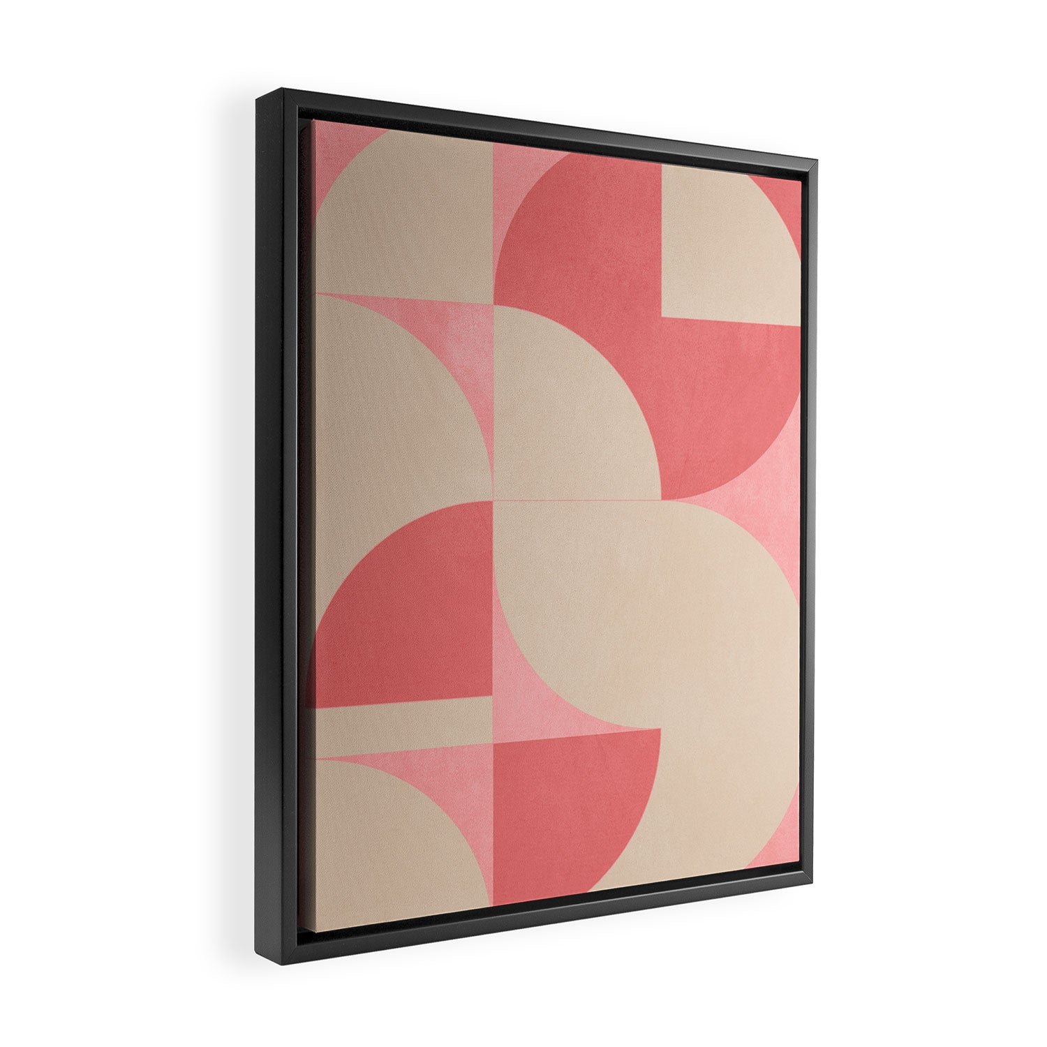 Modern geometric shapes 57 Framed Canvas Print Gallery Image 2
