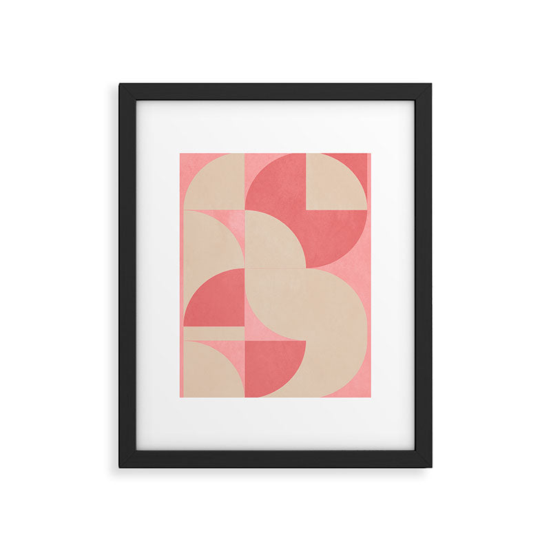 Modern geometric shapes 57 Framed Art Print Gallery Image 5